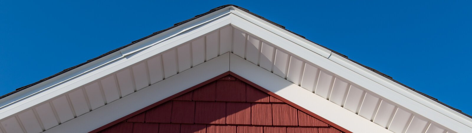 The roof of a home at the Piper Trail development by Lutheran Life Villages.