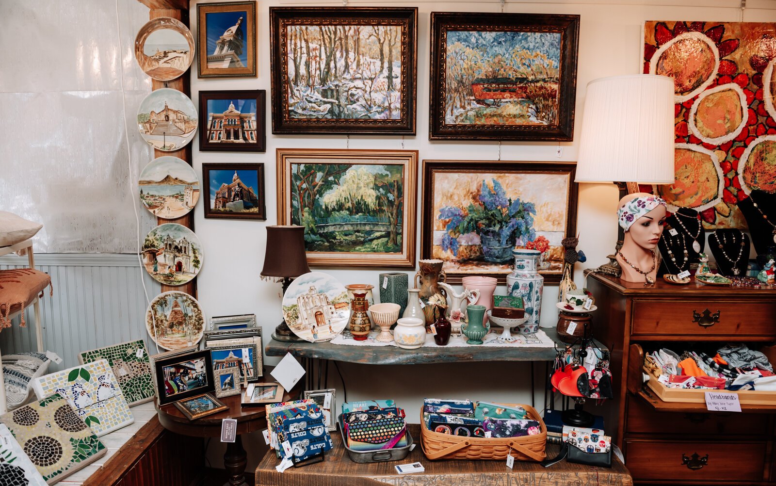 The Eclectic Shoppe features a lot of handmade and artistic goods at 42 W Canal St, Wabash, IN.