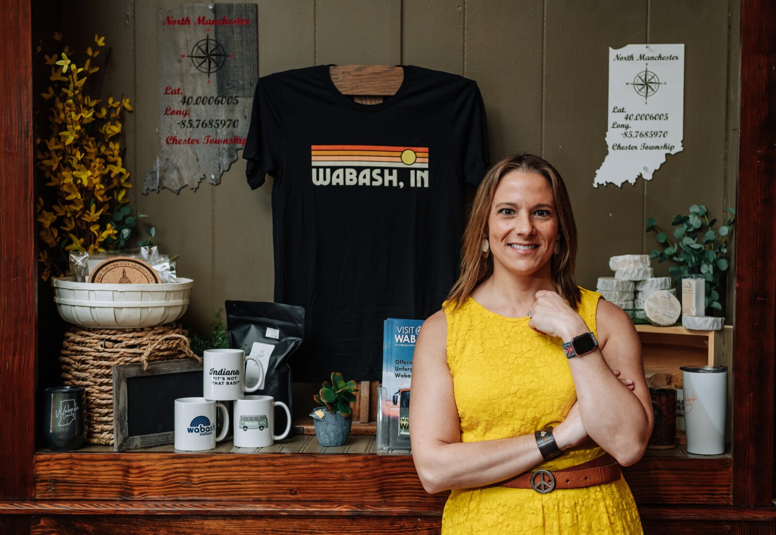 Portrait of Christine Flohr, Executive Director at Visit Wabash County.