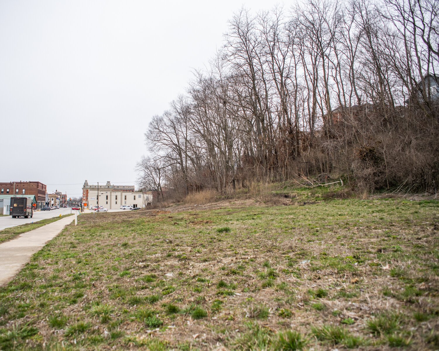 The site of the future East Market Street housing development.