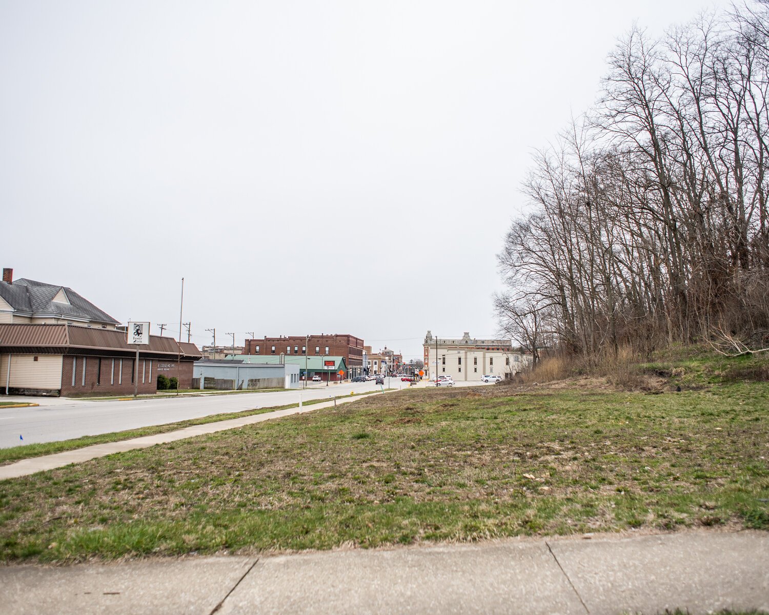 The site of the future East Market Street housing development.