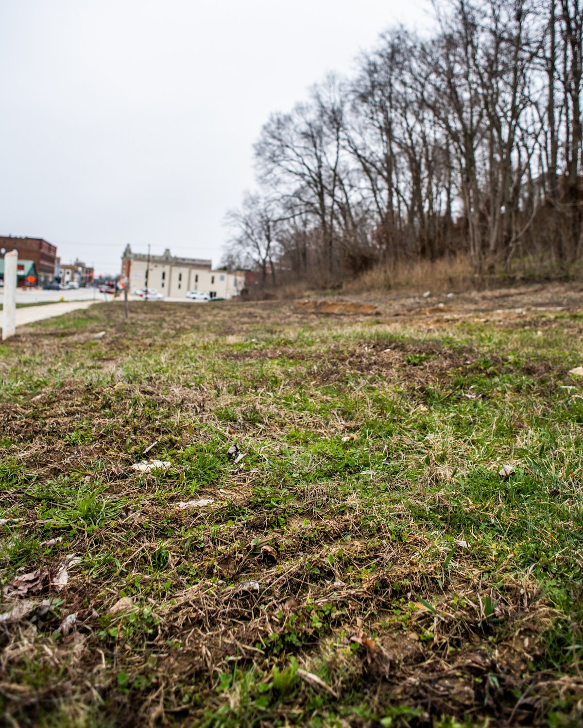 The site of the future East Market Street housing development.