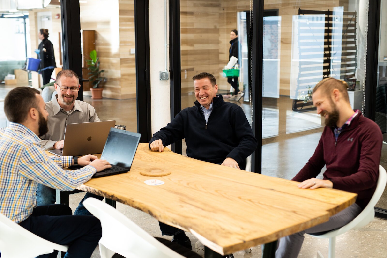 Impact Upgrade has an office above Utopian Coffee on The Landing.