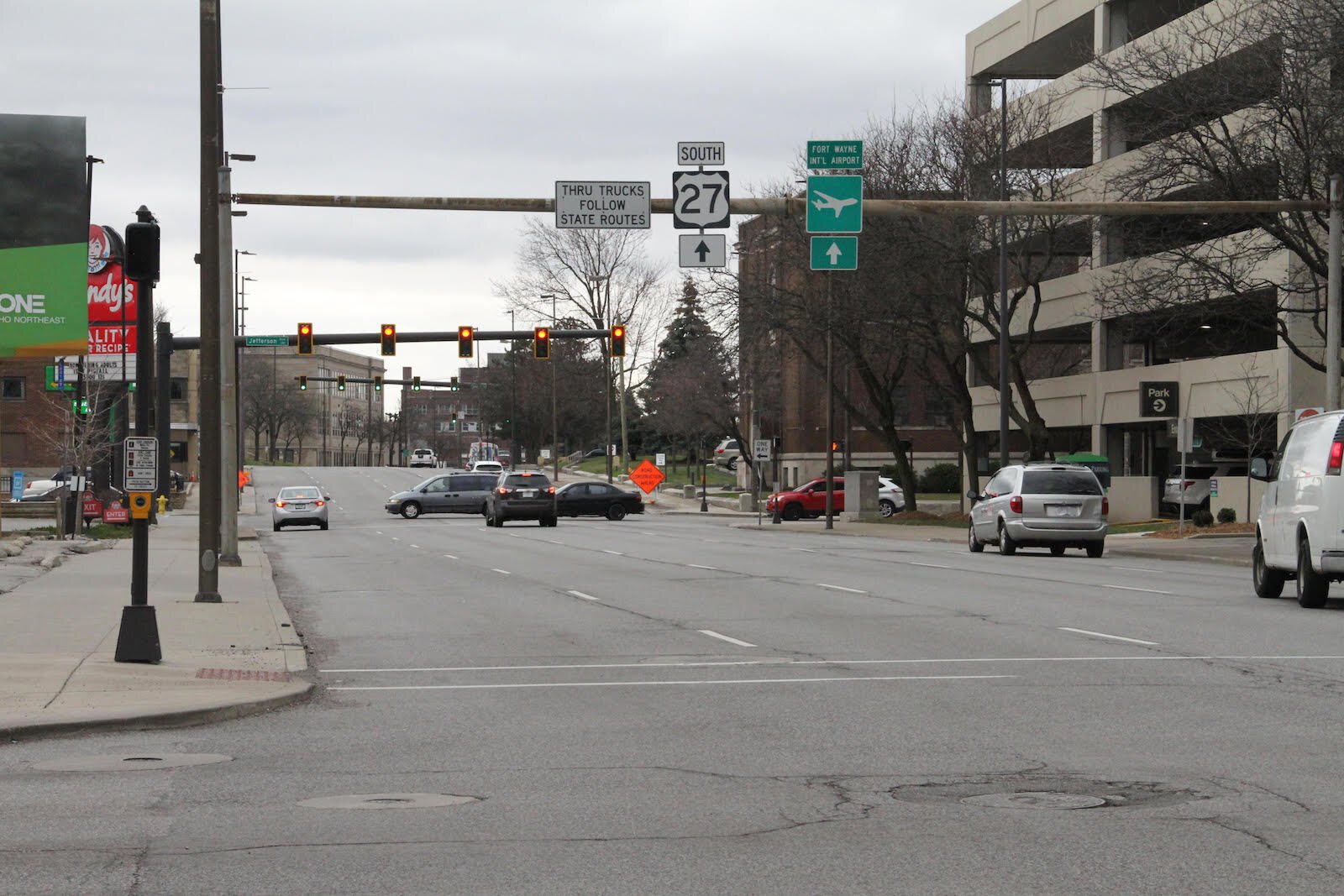 US-27 is the only highway that still intersects downtown.