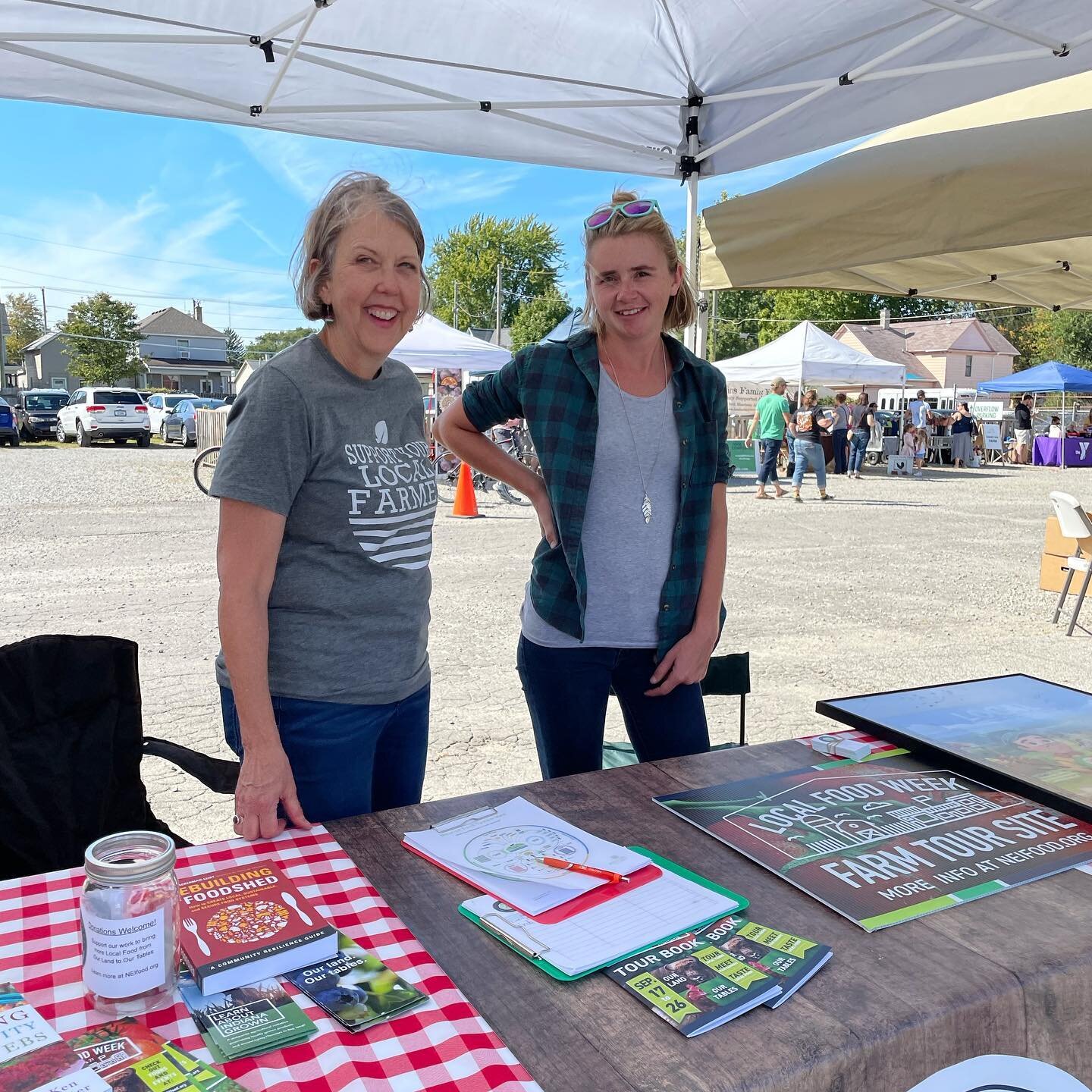 Katz, left, is Founding Director of the Northeast Indiana Local Food Network.