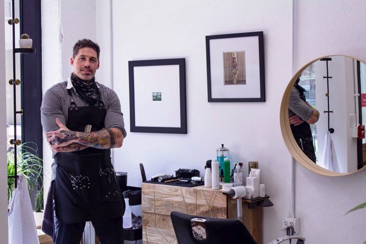 Jeffrey Ptak is the Founder of jeffrey.benjamin.hair at 116 W Columbia St.