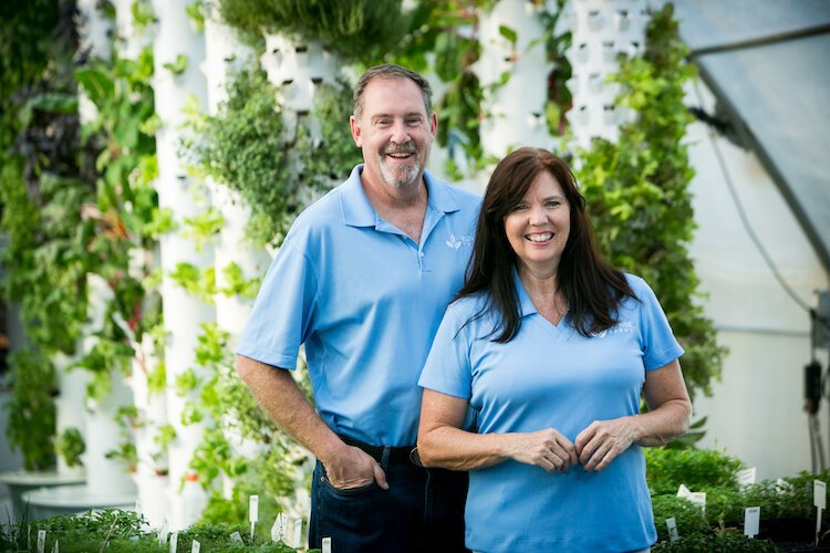 Clint and Sheree Crowe of Sweetwater Urban Farms.