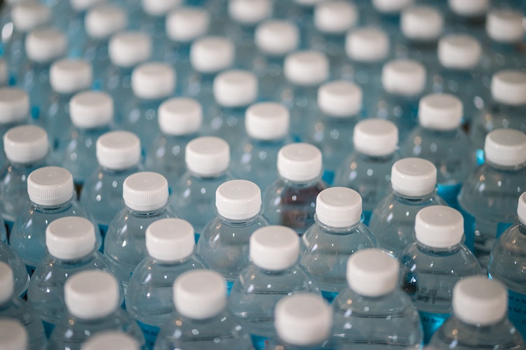 Single-use plastic items like water bottles are not "sustainable."