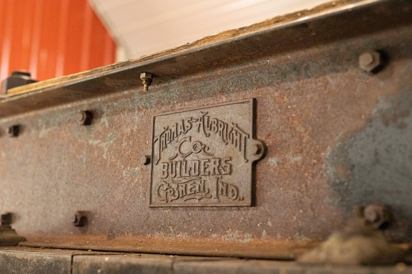 The apple press at Kekionga Craft Company.