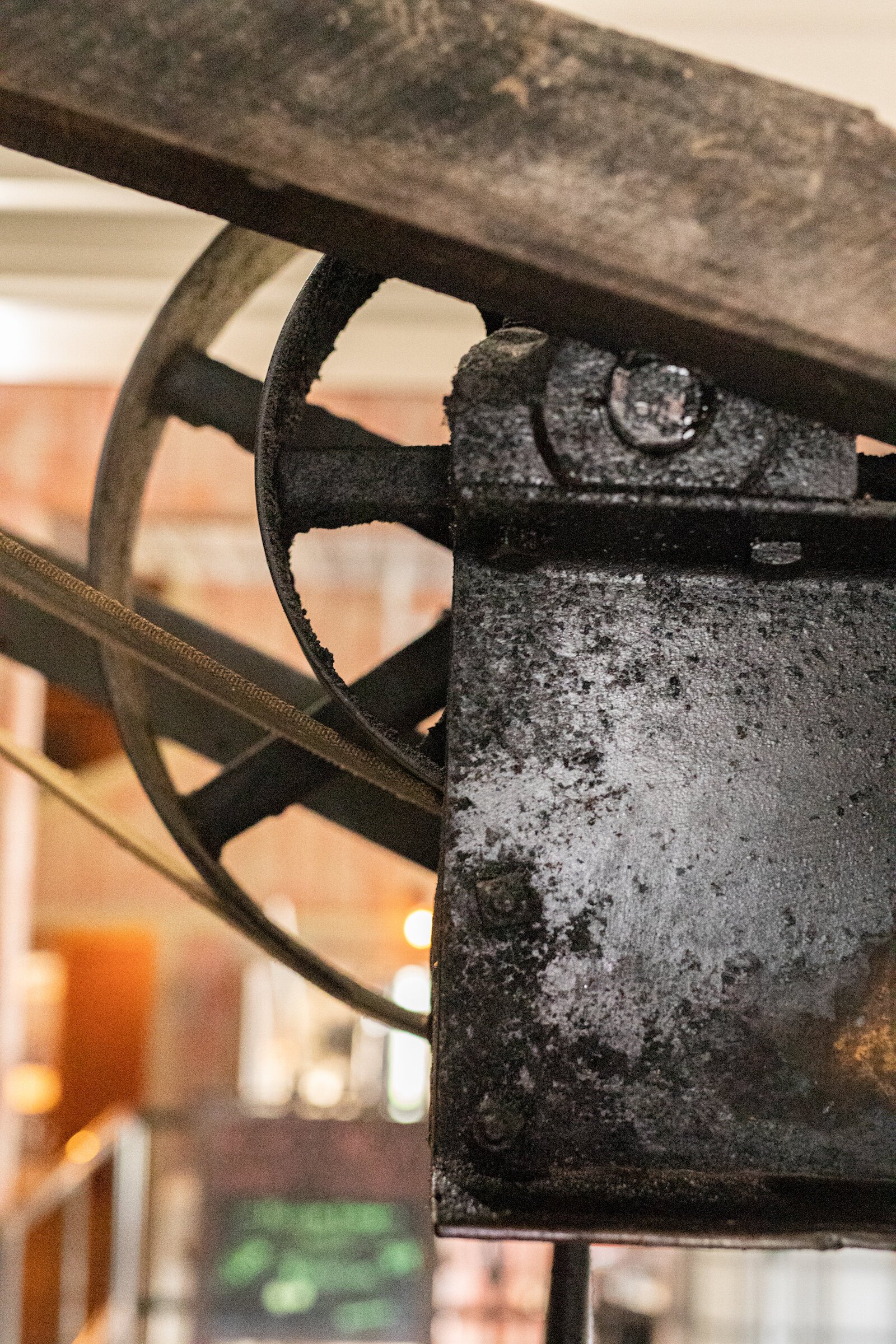 The apple press at Kekionga Craft Company.