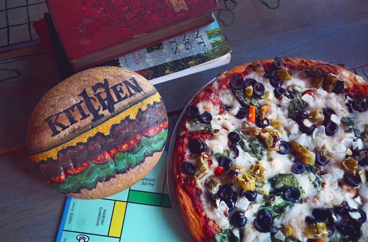 Kitchen 17 is an award-winning, deep-dish, vegan pizza restaurant in Chicago.