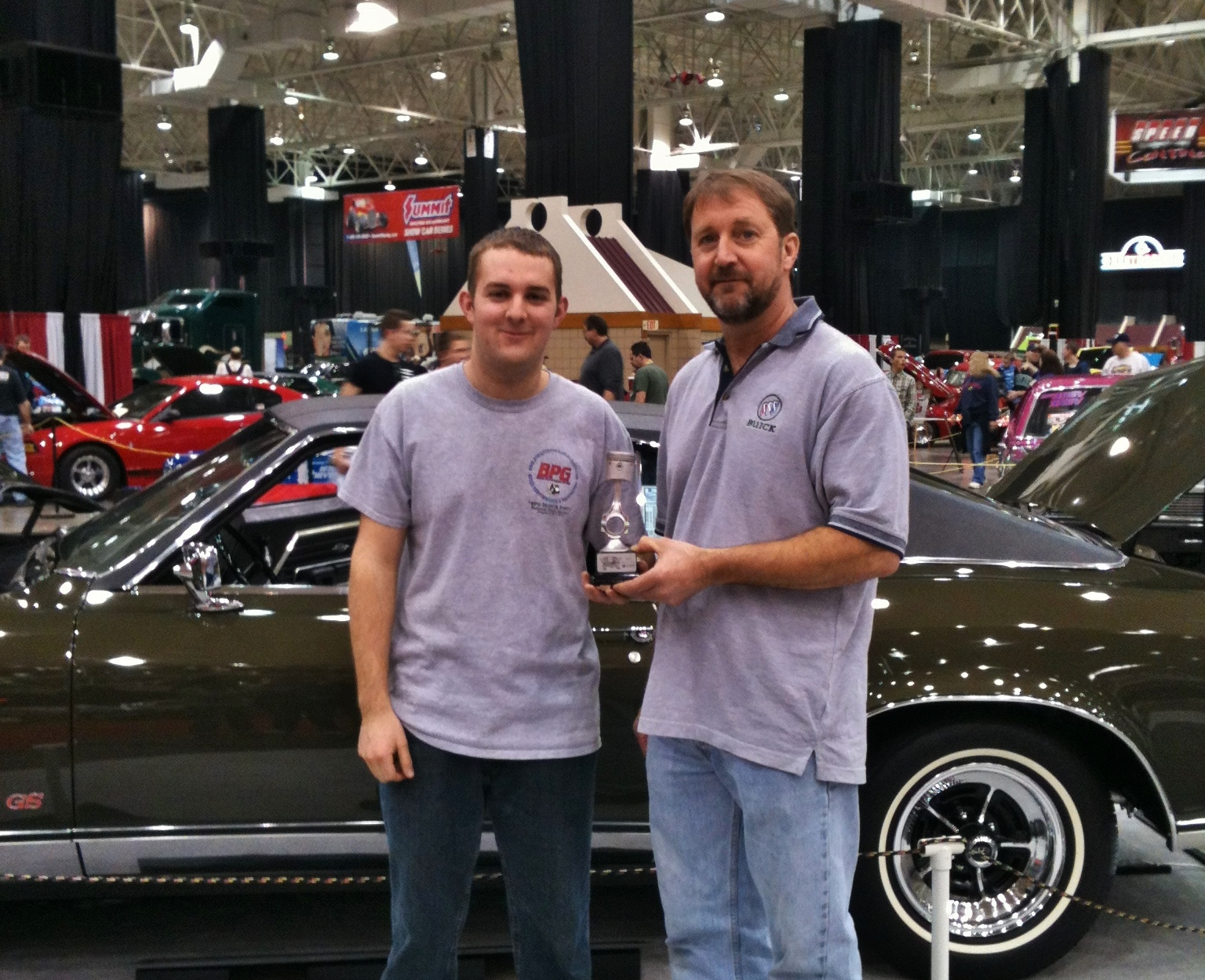 Kendall Riecken, left, owns Kendall Performance & Repair.