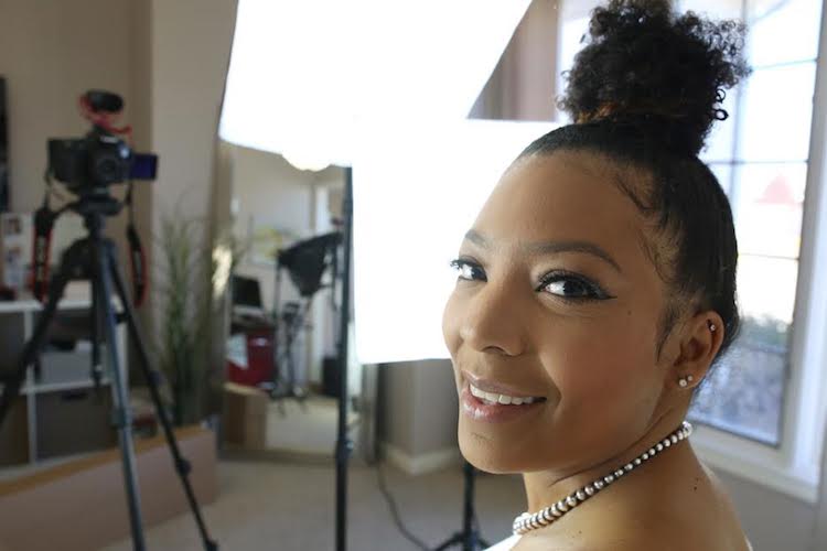 YouTube-famous Kristen Alexis films her videos in her Fort Wayne home.