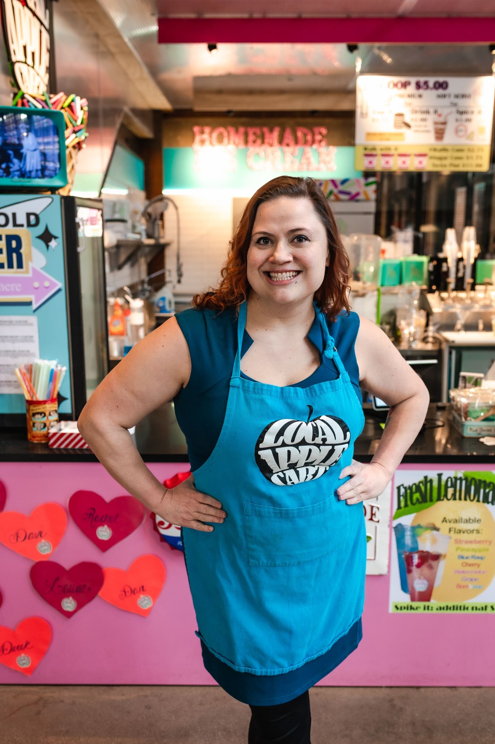 Rachel Nally is the entreprenuer behind Local Apple Cart, which makes all its ice cream in-house with local ingredients.