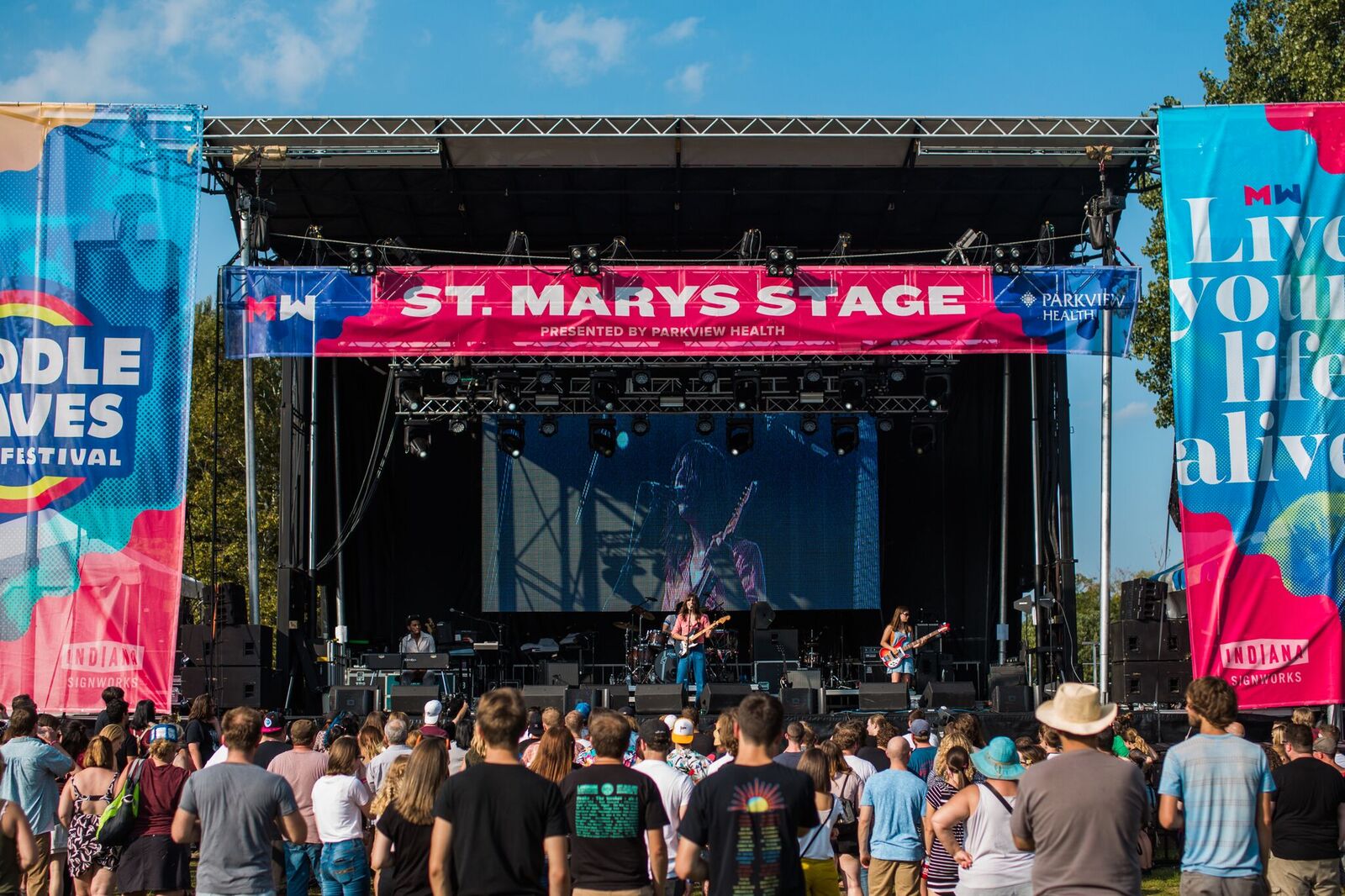 Middle Waves is a two day, three stage music festival in Fort Wayne.