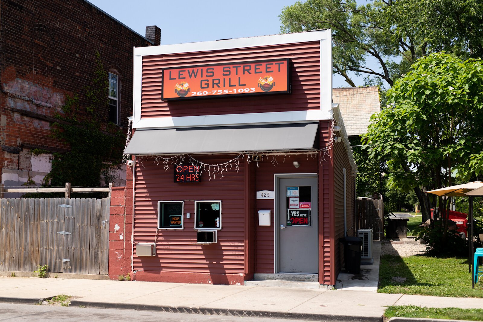 Lewis Street Grill is located at 425 E. Lewis St.