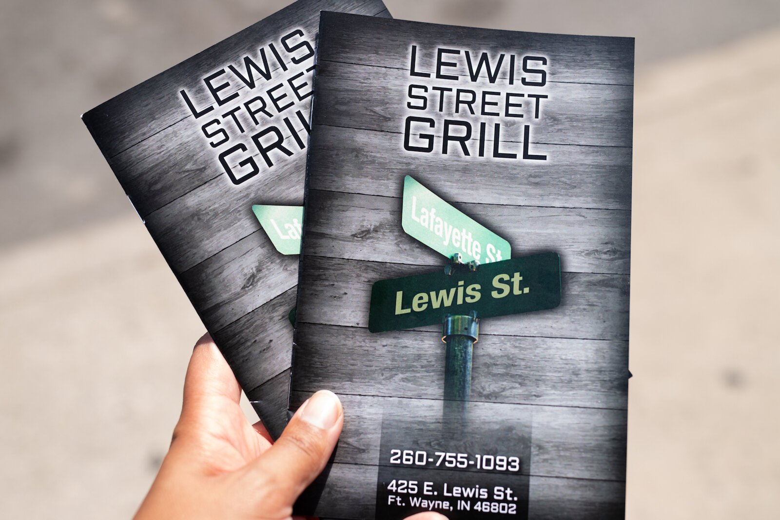 Lewis Street Grill is located at 425 E. Lewis St.