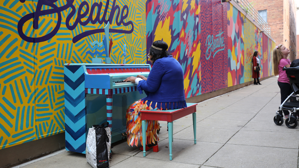 Art This Way is collaborating with a project called Make Music Fort Wayne to bring painted pianos to mural spaces.