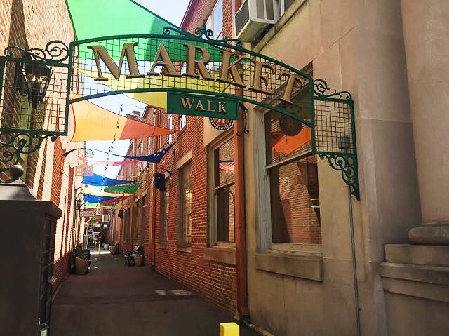 The revitalized Market Way alley advances downtown Wabash.