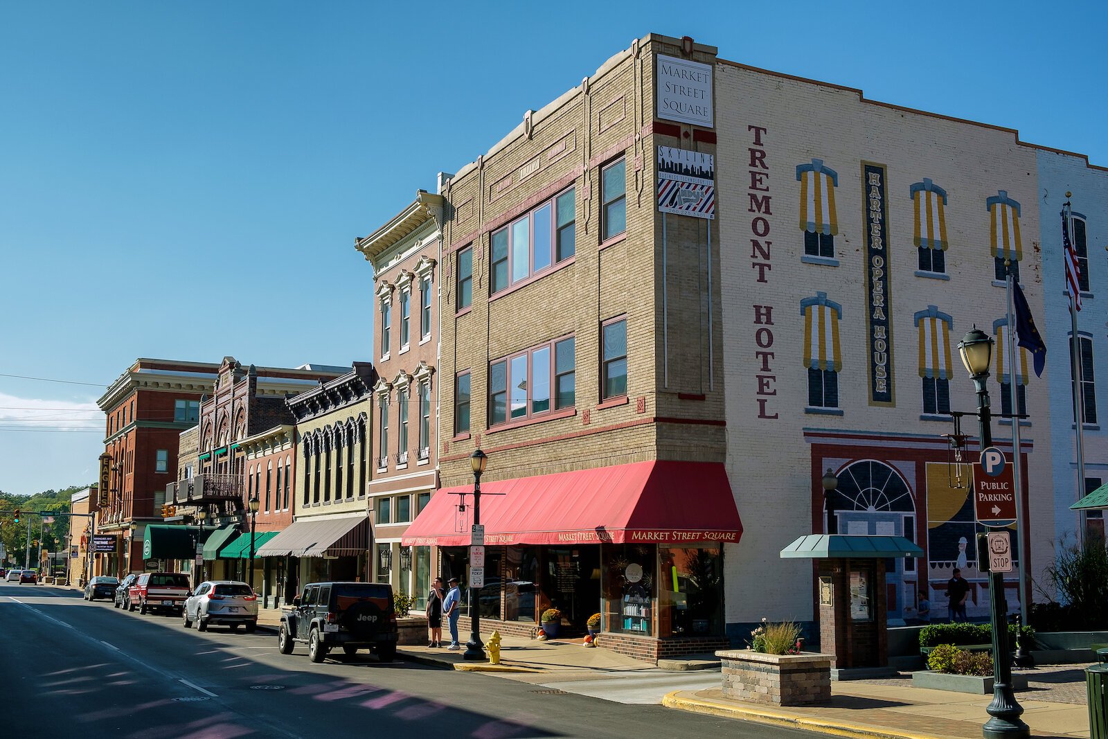 A view of Market Street in Downtown Wabash.