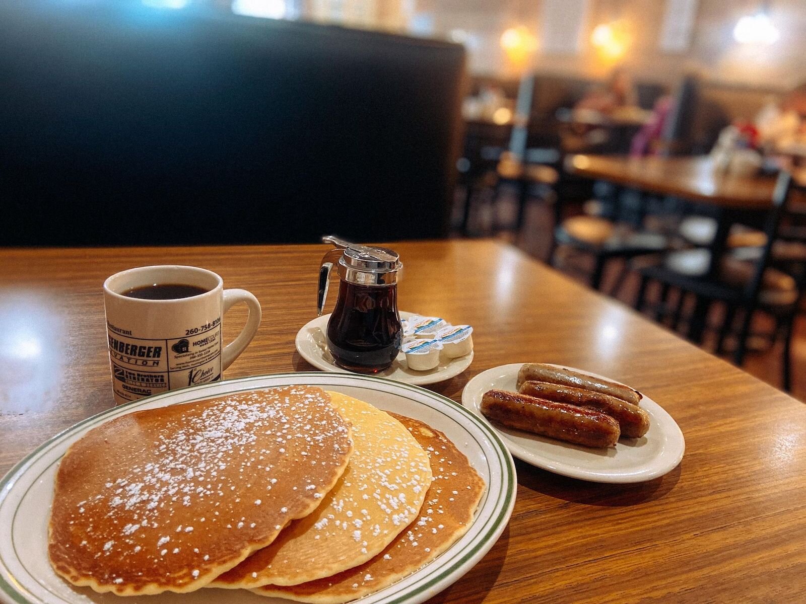 Markle’s Pancake House has a large menu with low prices and generous portions.