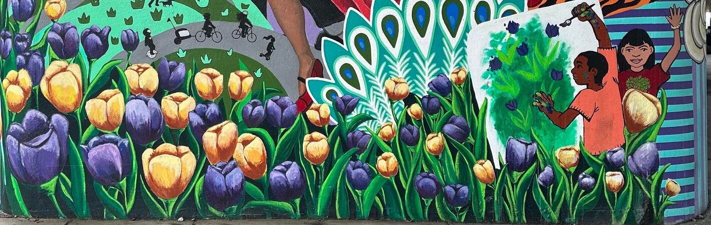 A mural on South Harrison Street.