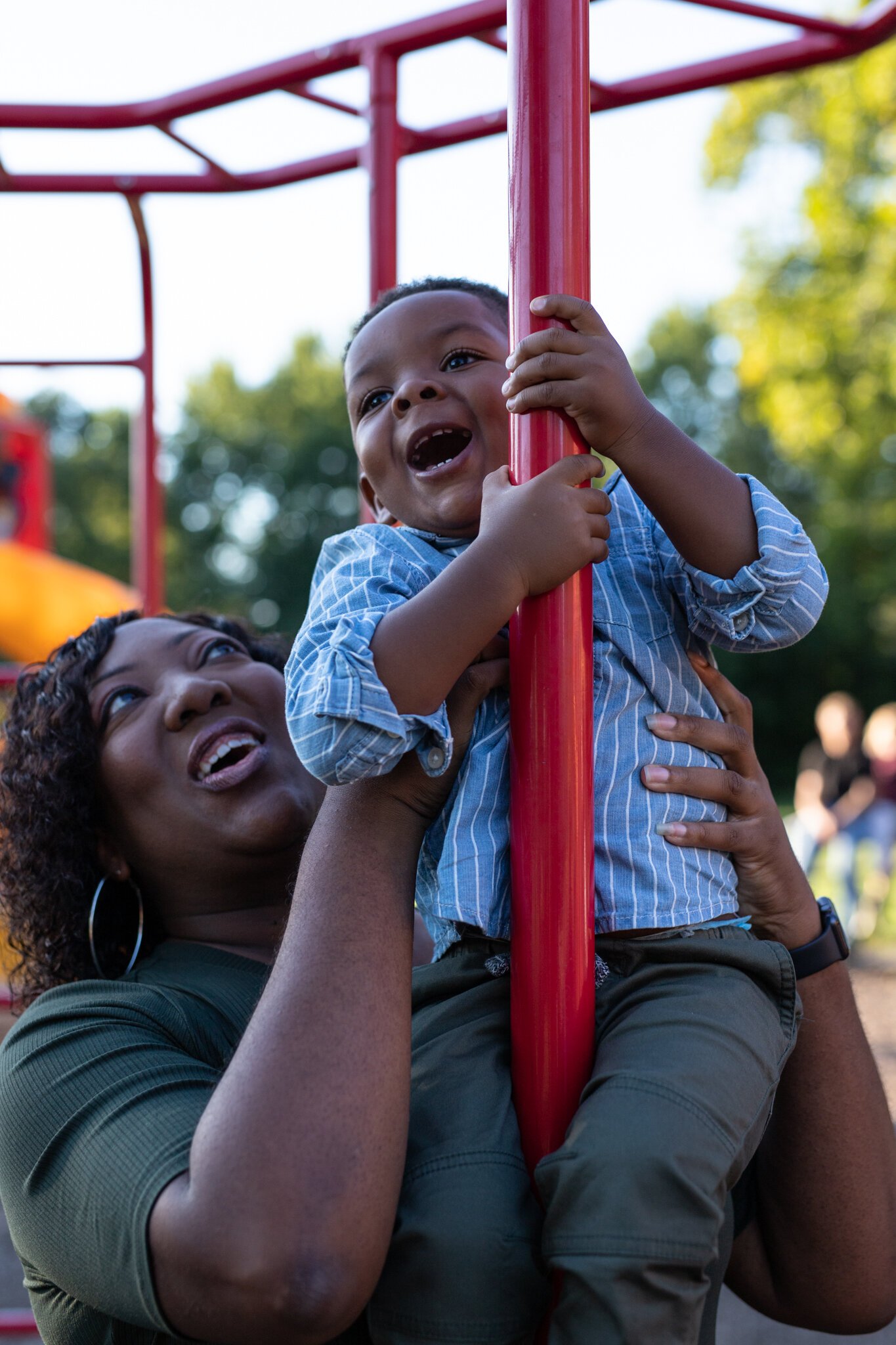 What’s most important for Woods is that both of her children have happy, good lives.