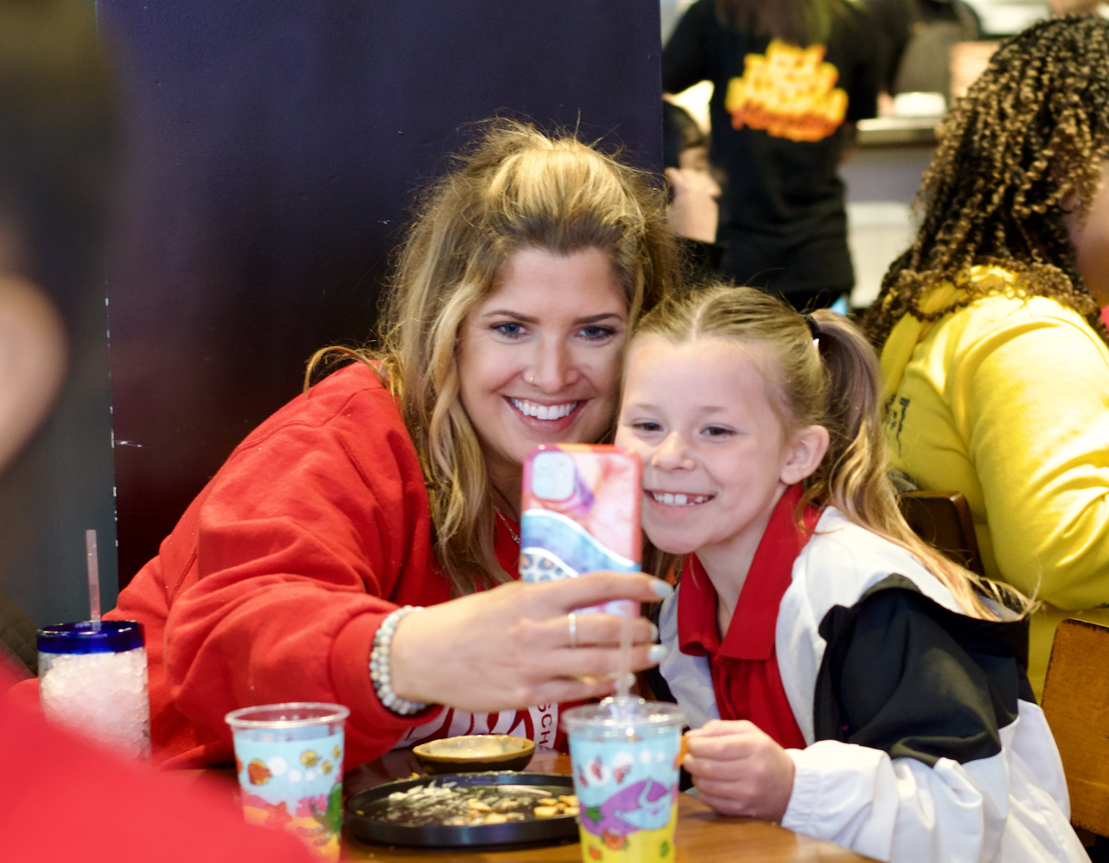 First Grade students in a Junior Achievement of Northern Indiana program attend a class trip to visit Mercado restaurant in Downtown Fort Wayne to learn from its local founder.