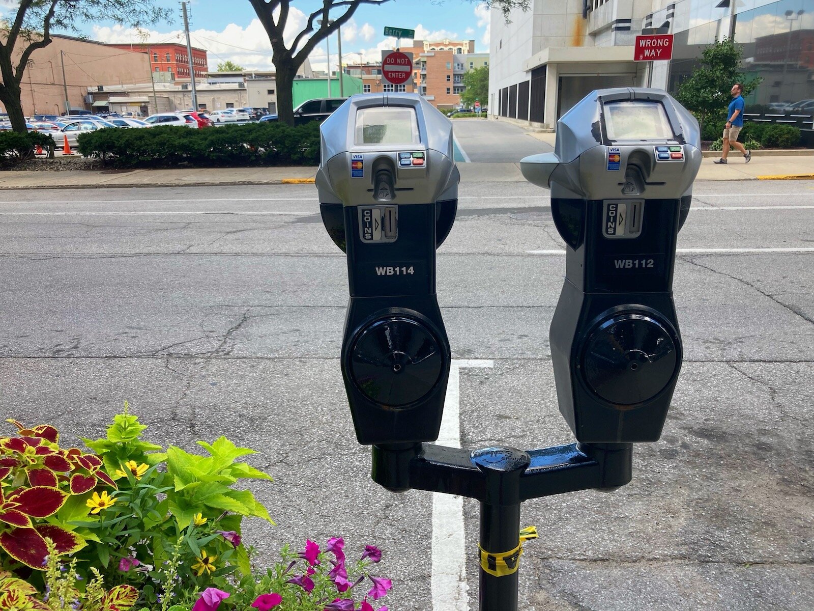 There are 800 street meters Downtown, including 25 accessible or handicapped spots.