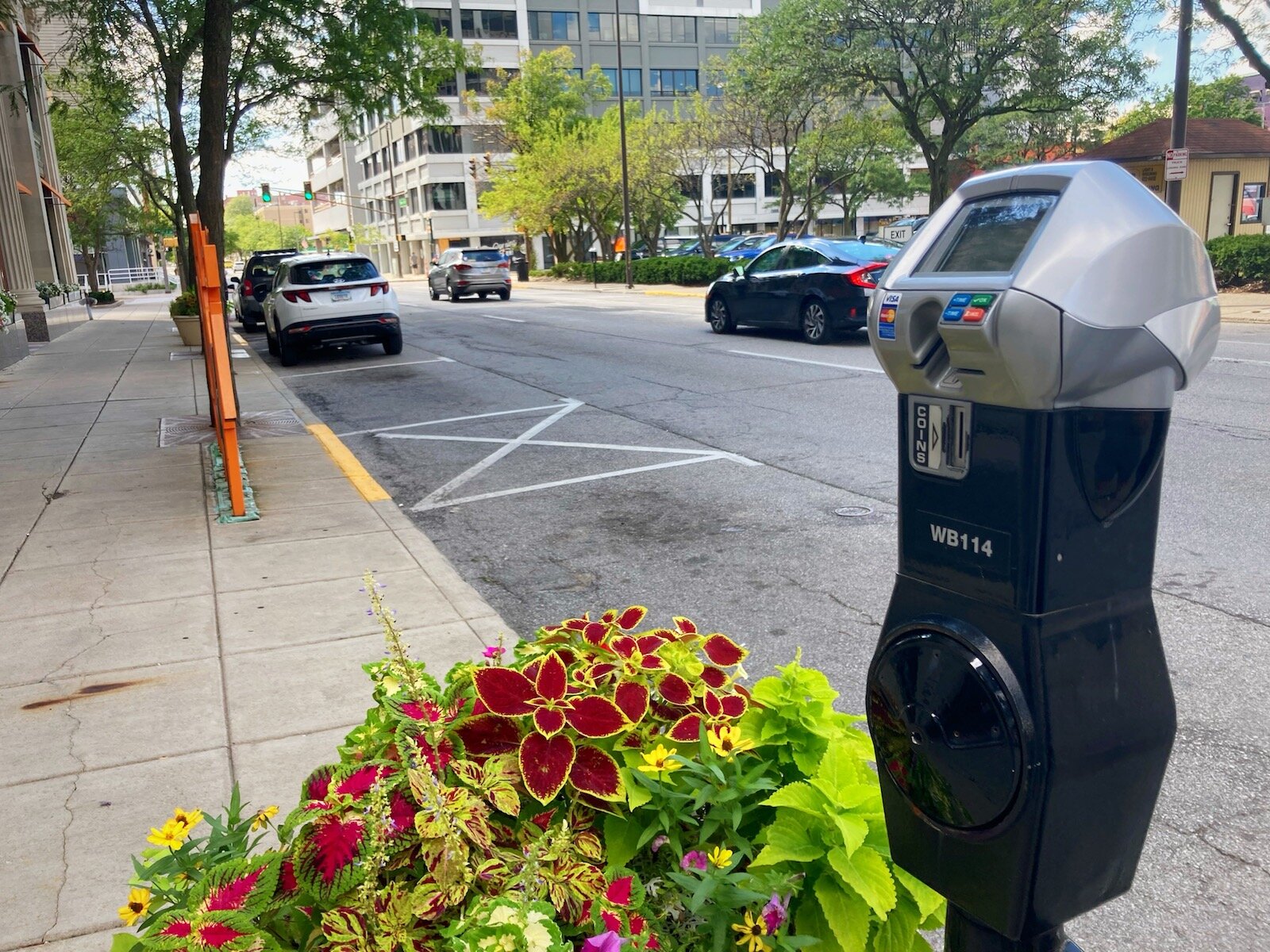 There are 800 street meters Downtown, including 25 accessible or handicapped spots.