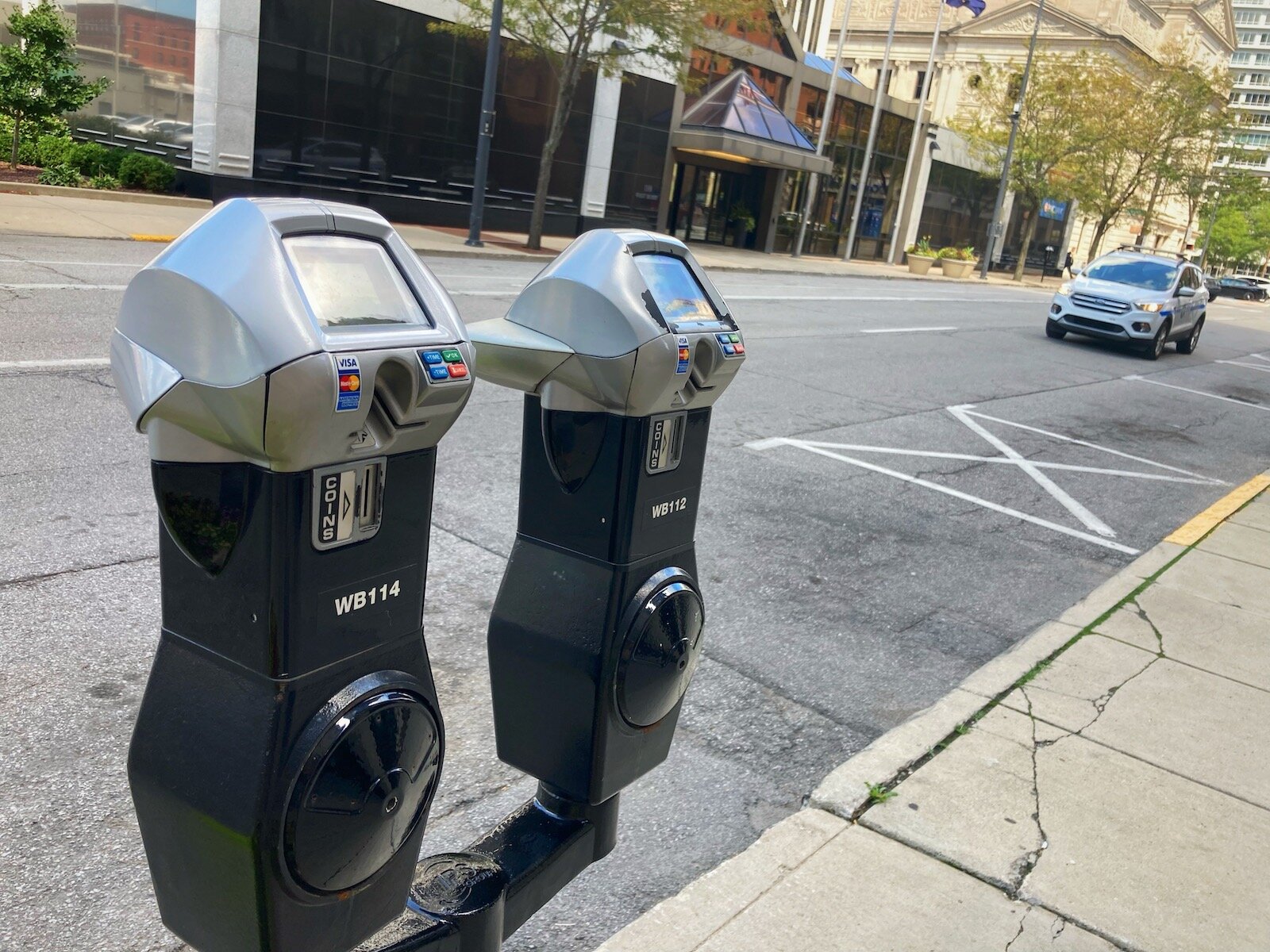 There are 800 street meters Downtown, including 25 accessible or handicapped spots.