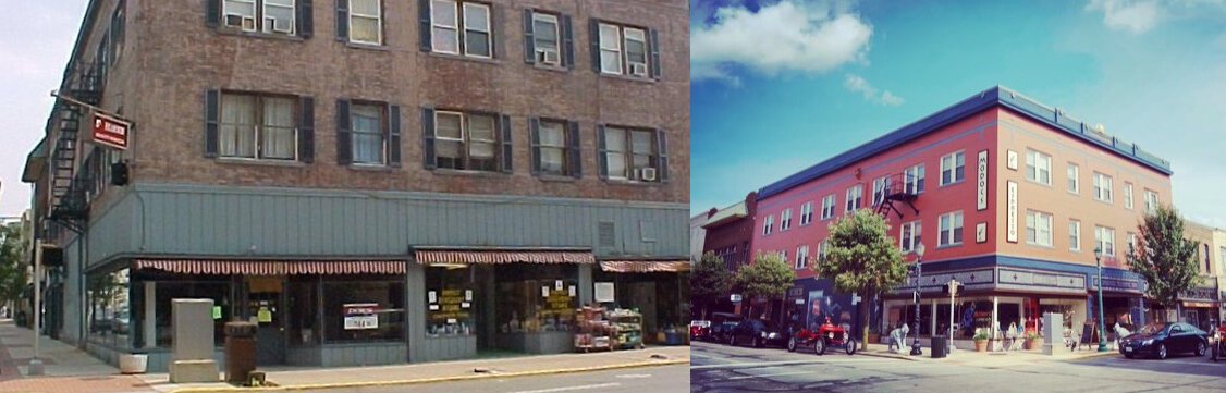 Modoc's Market, before and after