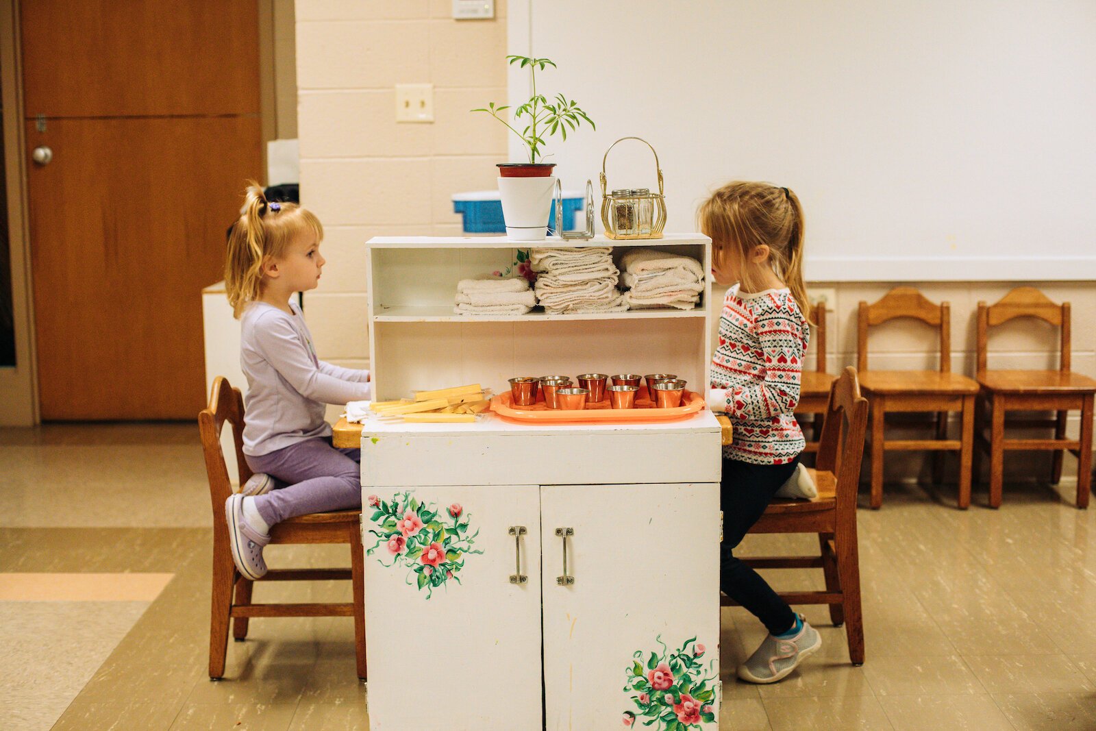 Montessori Education allows children to choose how to engage with the class environment, which is composed of purposefully designed activities.