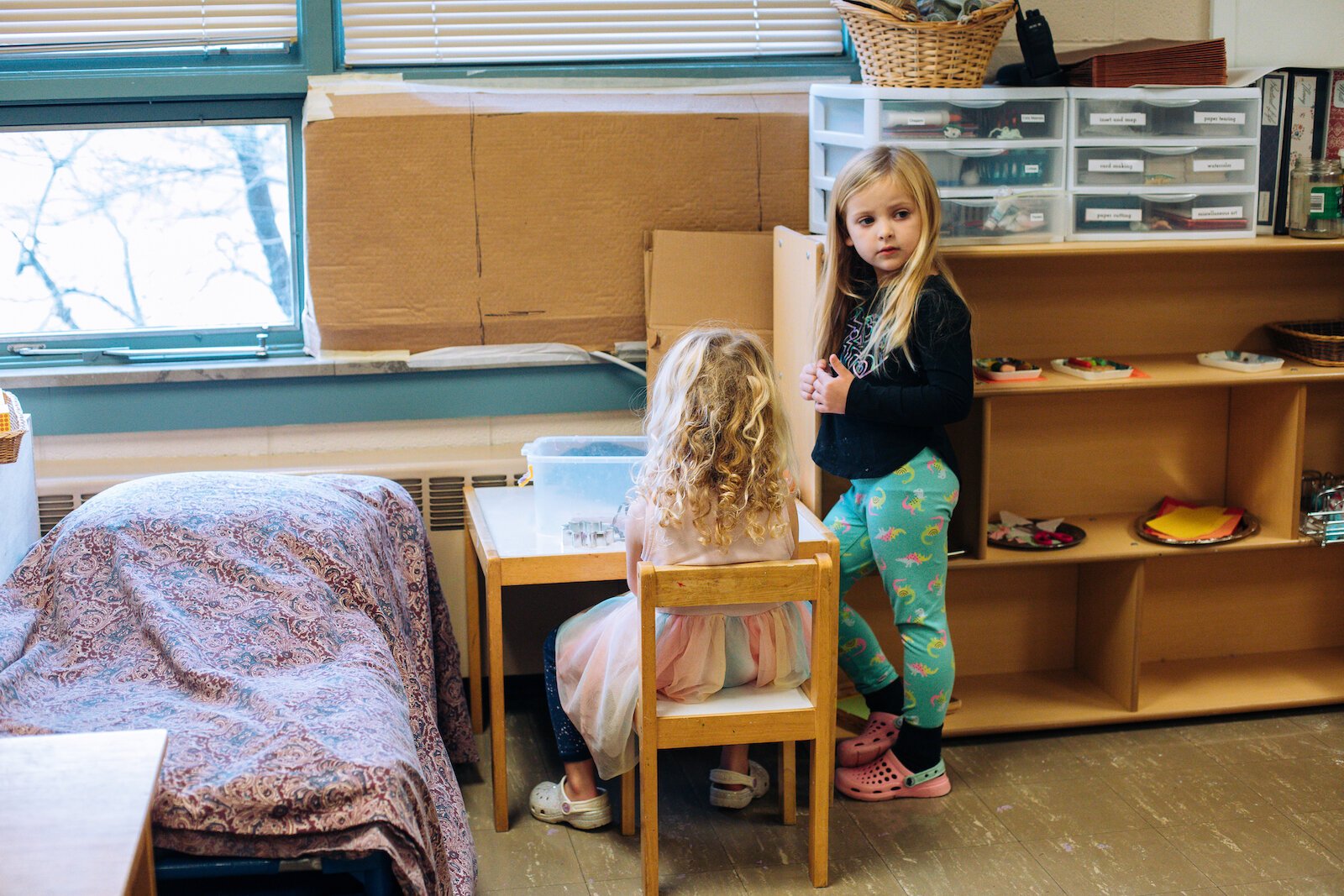 Montessori Education allows children to choose how to engage with the class environment, which is composed of purposefully designed activities.