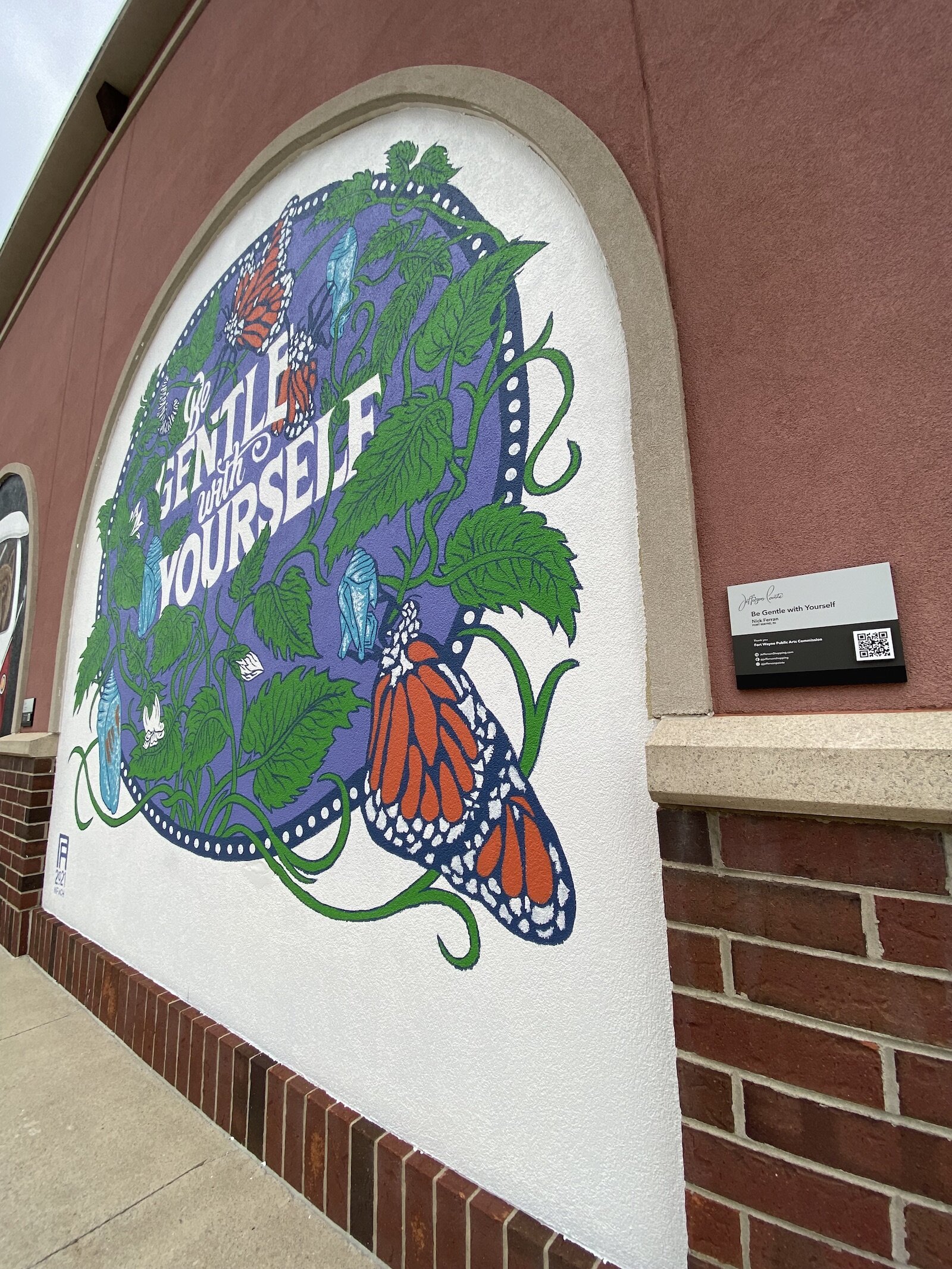 There's a series of new murals at Jefferson Pointe created by Fort Wayne artists.