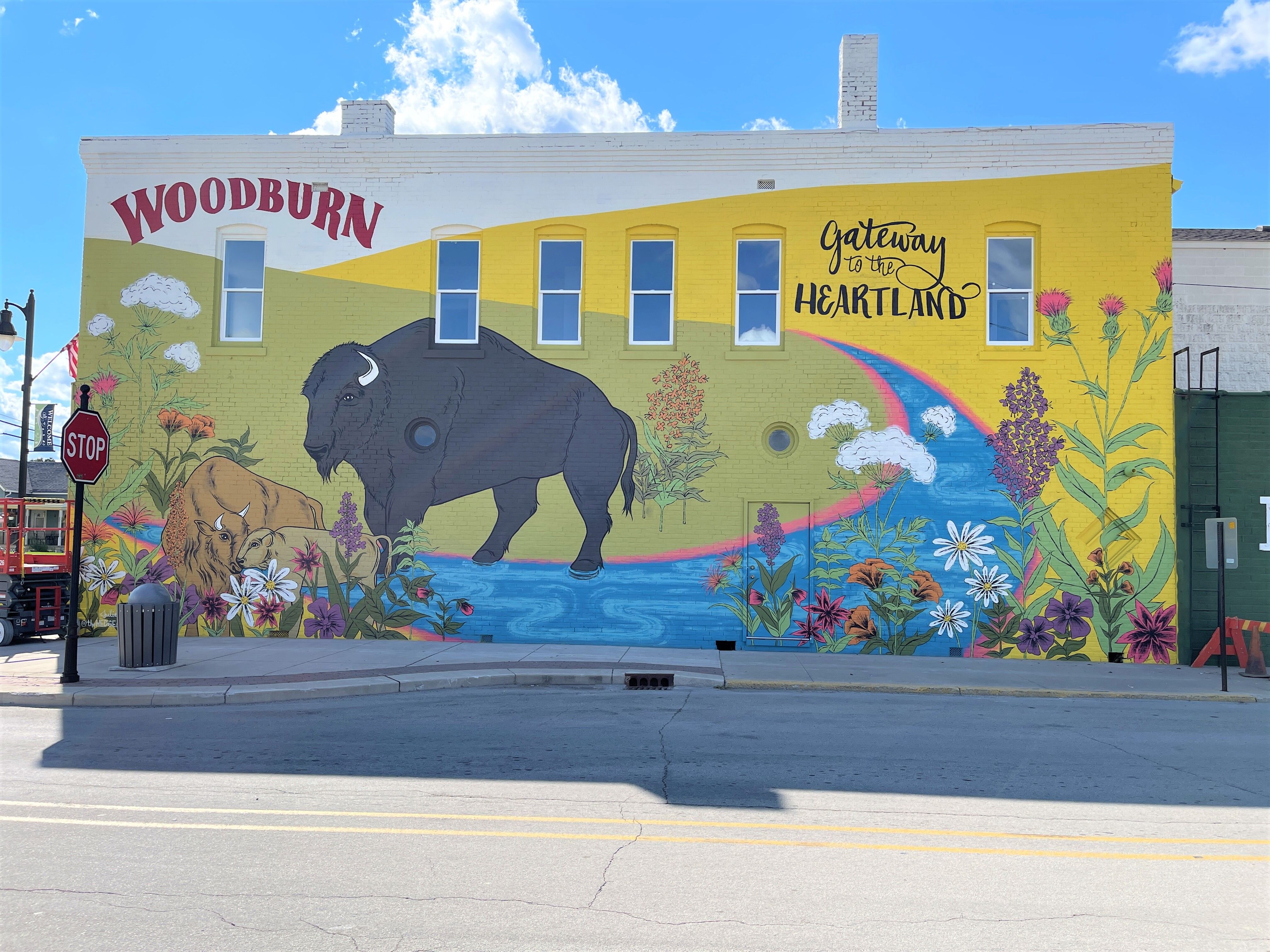 The NewAllen Alliance helped create five murals throughout Allen County’s rural communities as part of the East Allen Rural Revival Regional Development Plan.