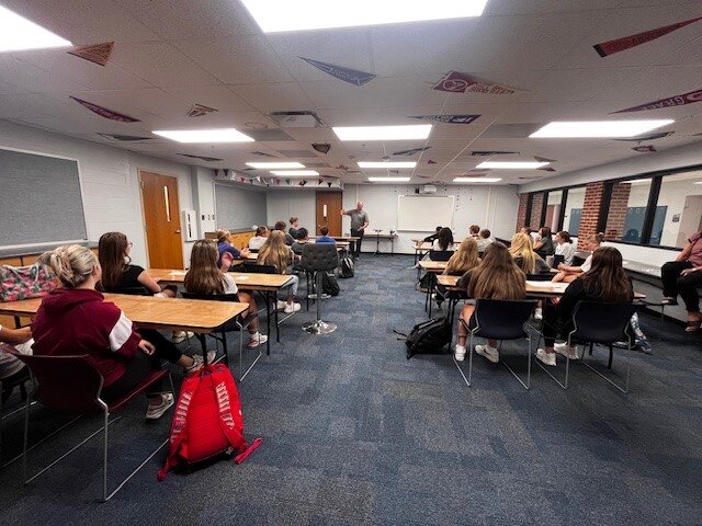 Mayor's Youth Council members at an introductory meeting