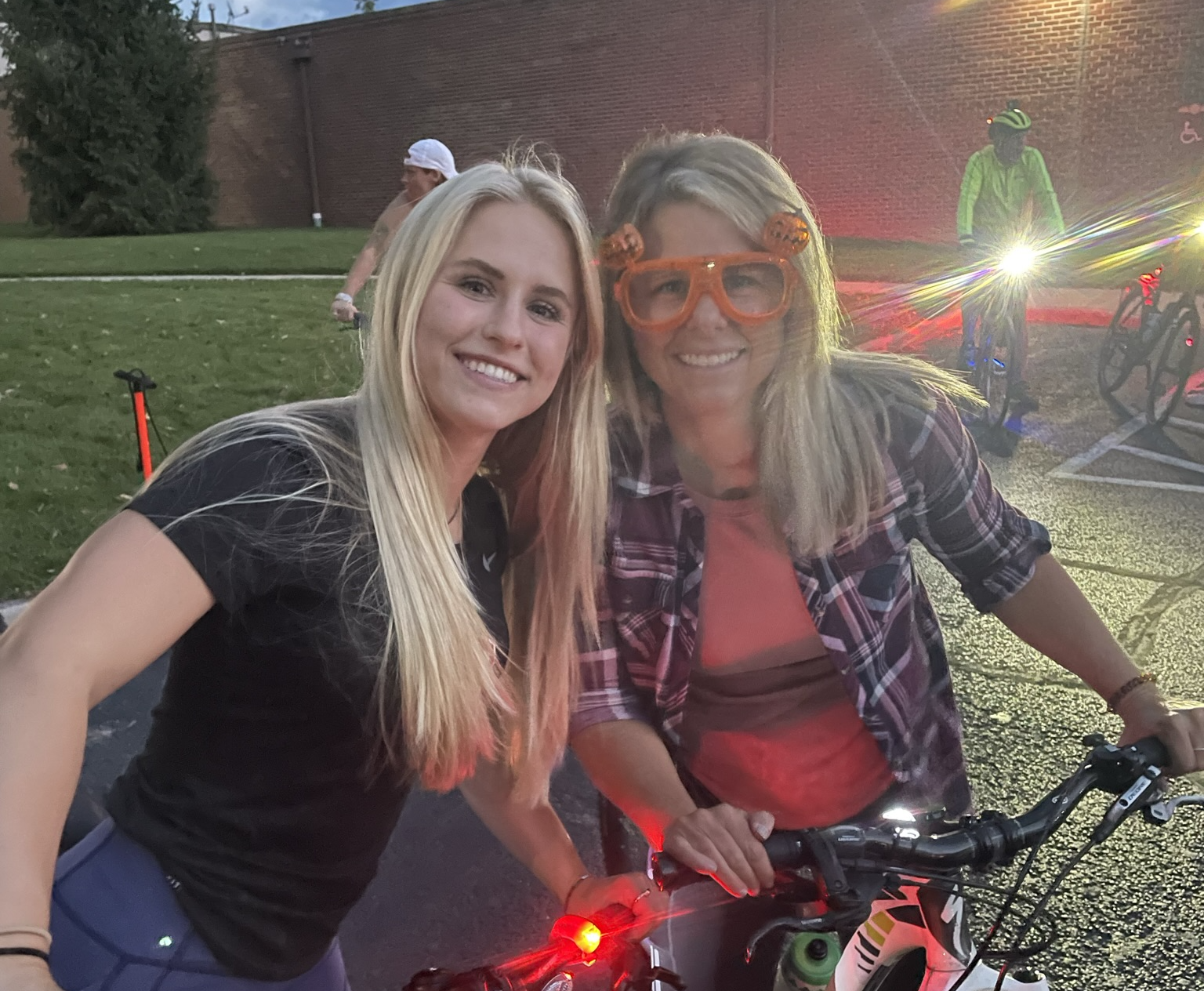 The Grace College Outdoors Club held a Nocturnal bike ride around Warsaw and Winona Lake on Sept. 24.