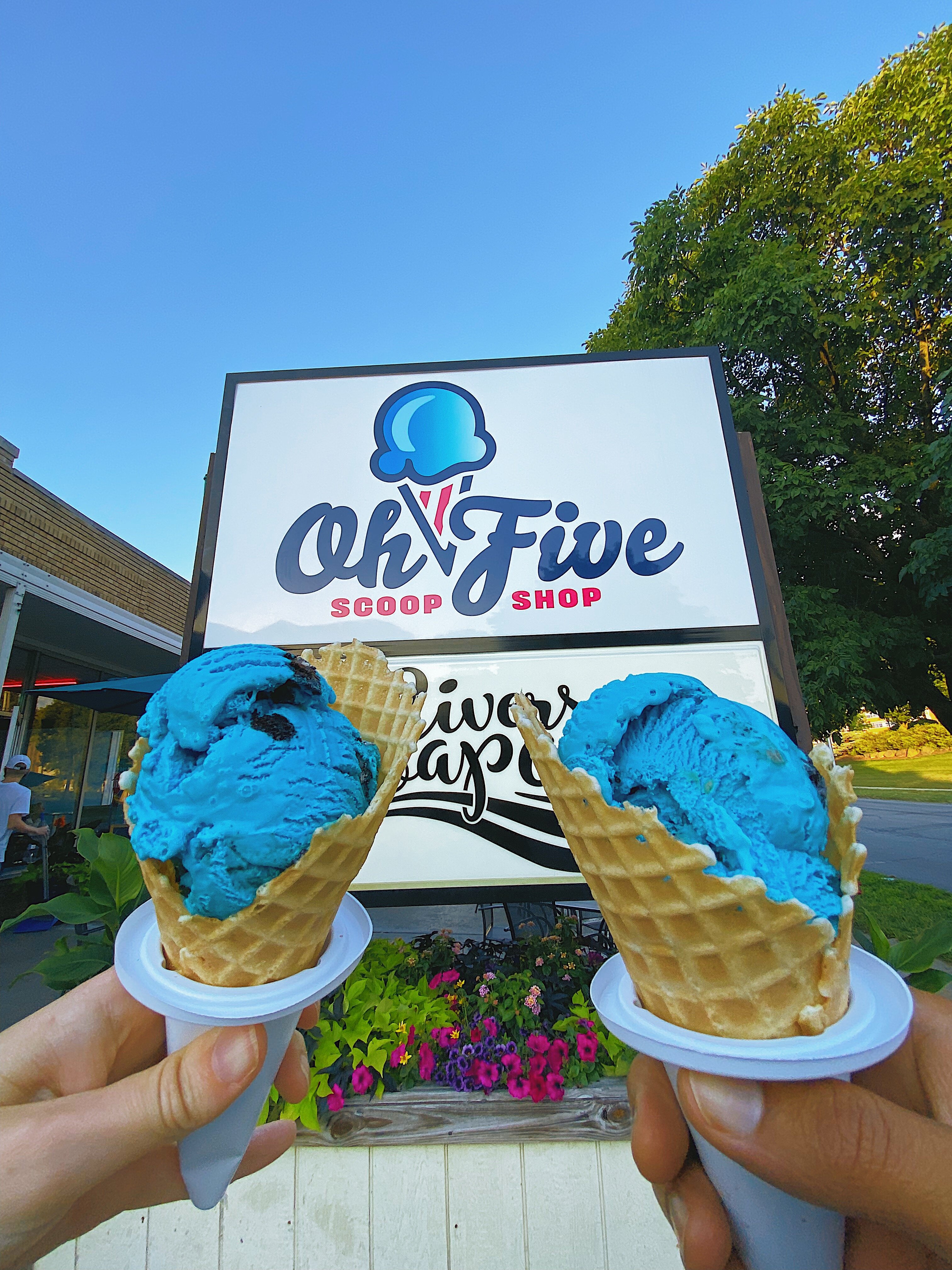 The Oh Five Scoop Shop is located at 1937 E. State Blvd.