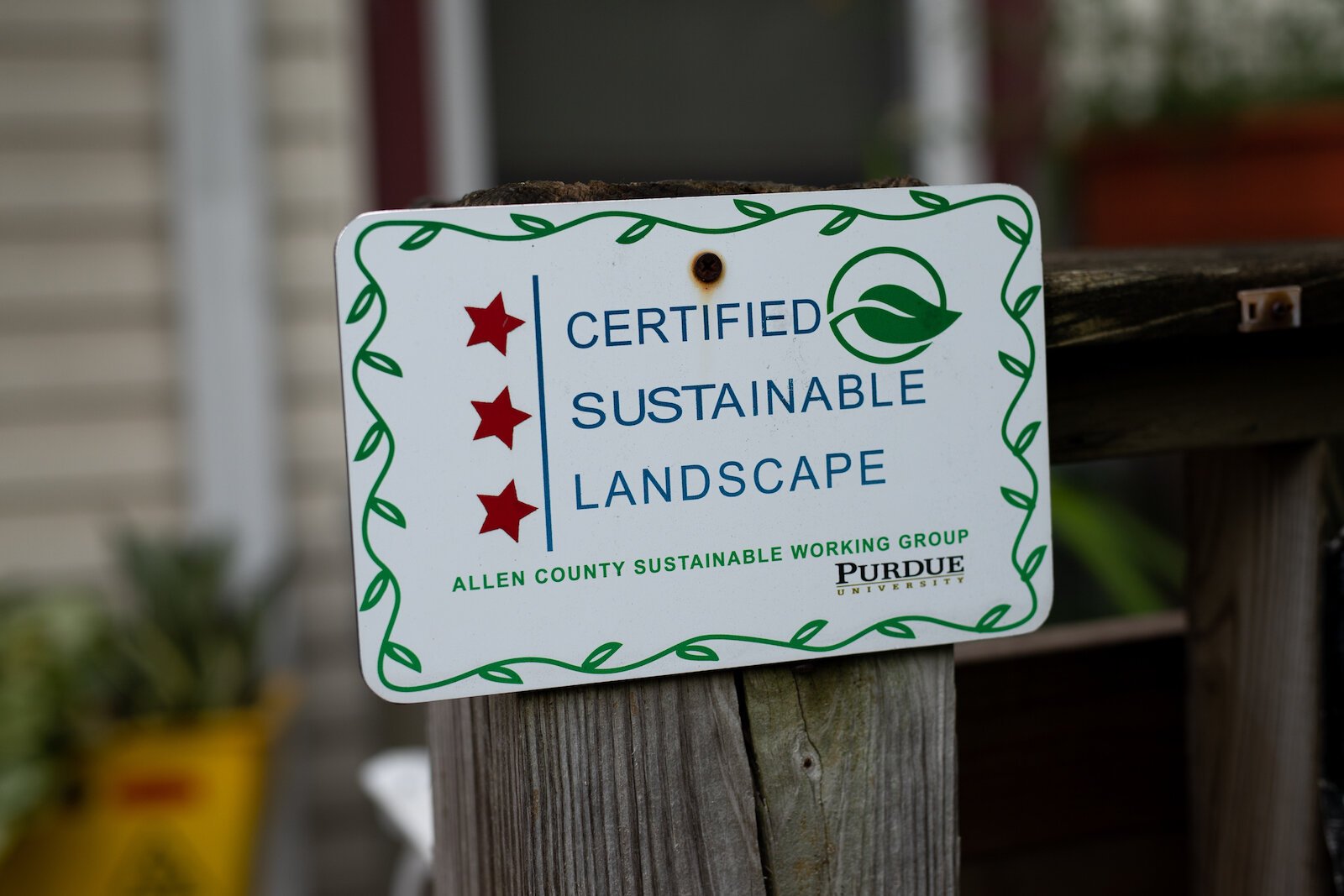 Poplar Village Gardens is a certified wildlife habitat and sustainable garden.