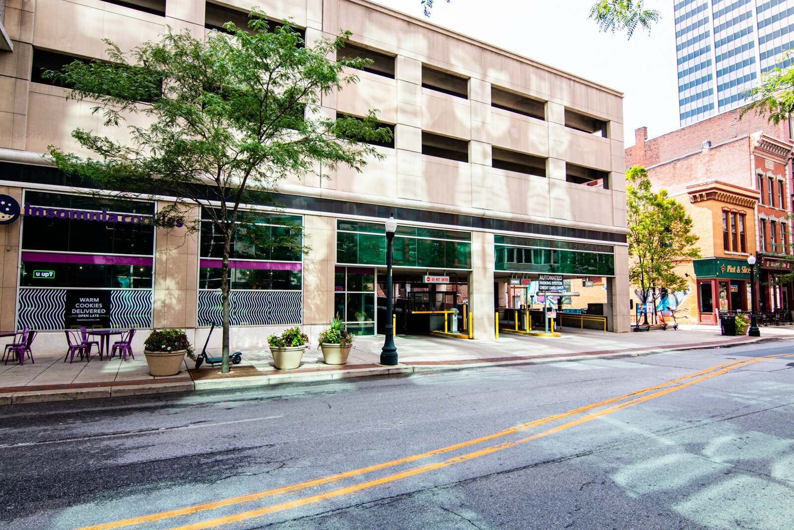 The City Center garage at 814 S. Calhoun St. is ideal for skyline views of Downtown.