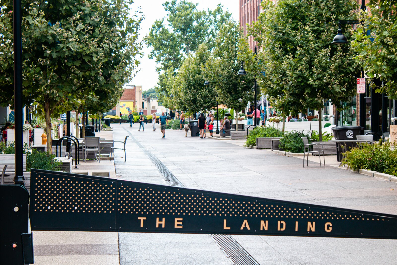 The Landing is one of Fort Wayne’s most iconic pedestrian-friendly blocks.