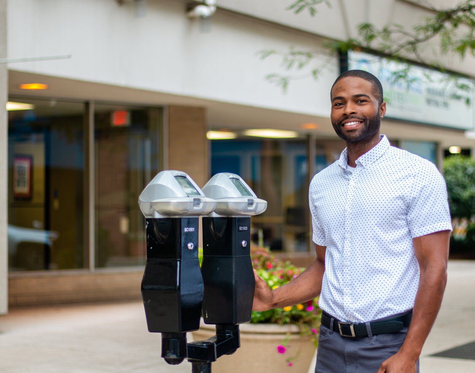 Keith Thornton, Community Development Manager for the City of Fort Wayne, oversees parking garages and contracts for the Redevelopment Commission. 