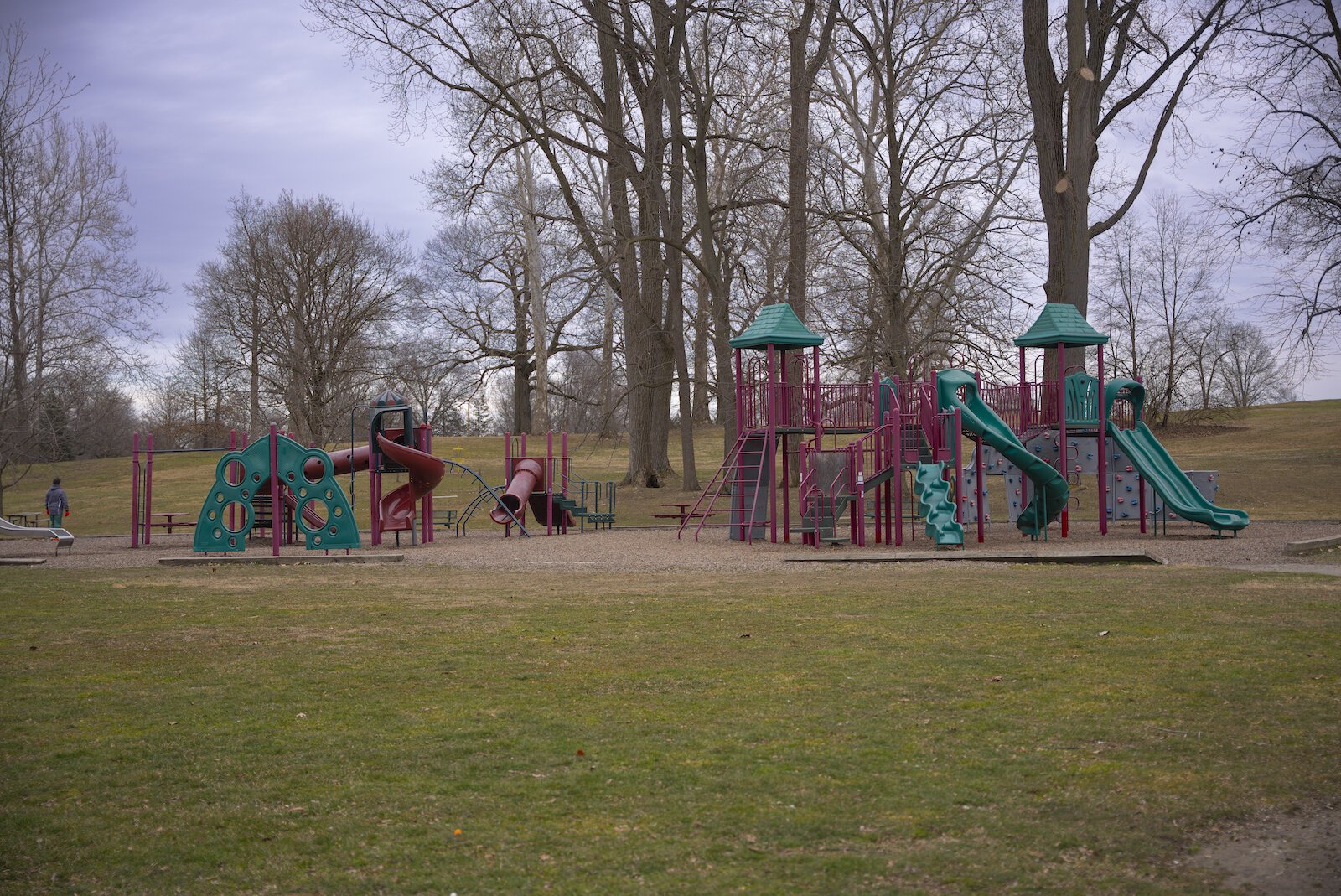 Shoaff Park, at the border of the zone in Northeast Fort Wayne identified as lacking adequate park facilities, actually offers the most amenities of any park in the city system, including a large playground area and pavilions.