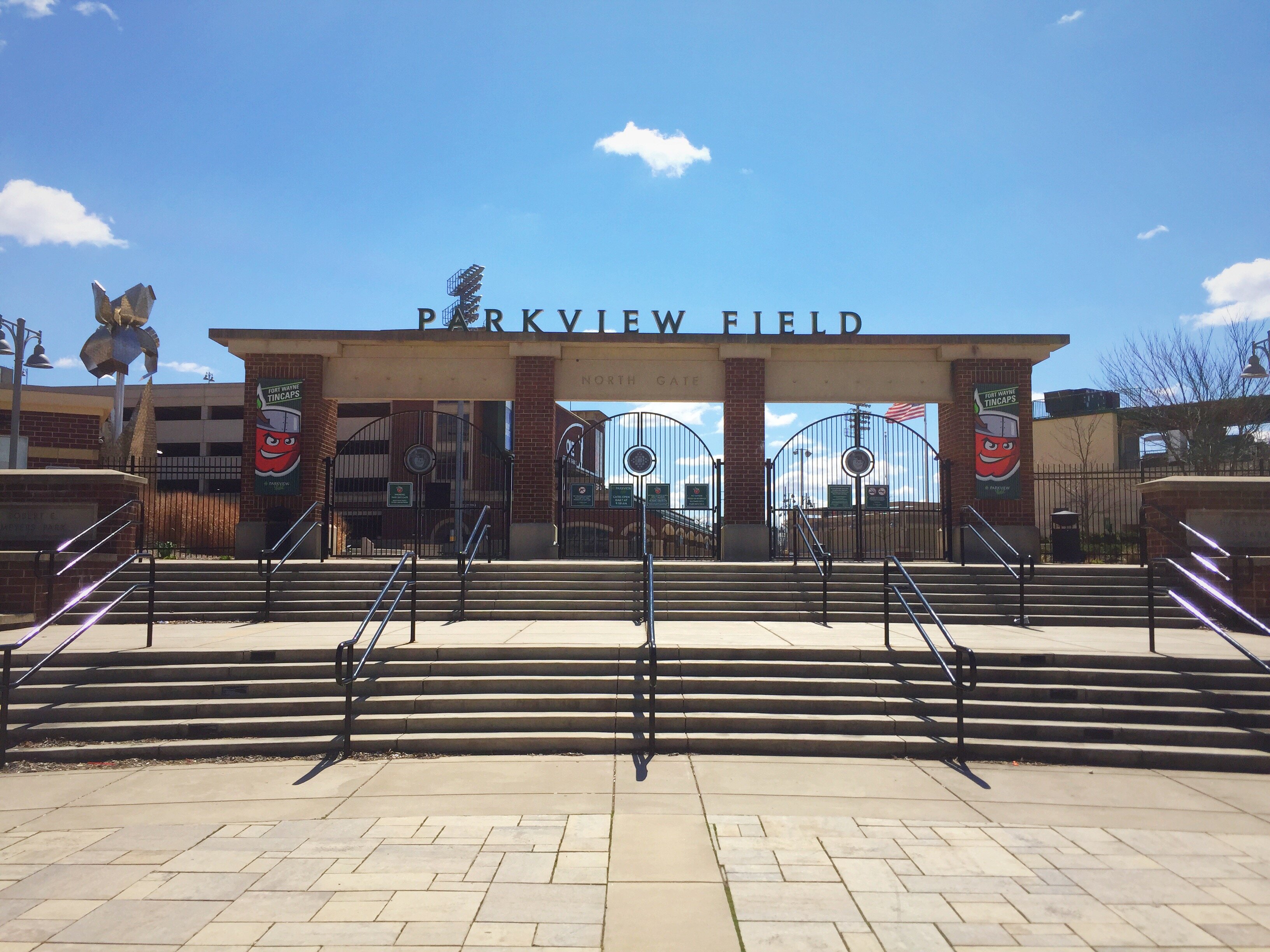 Parkview Field is closed to the public as part of the COVID-19 shutdown.