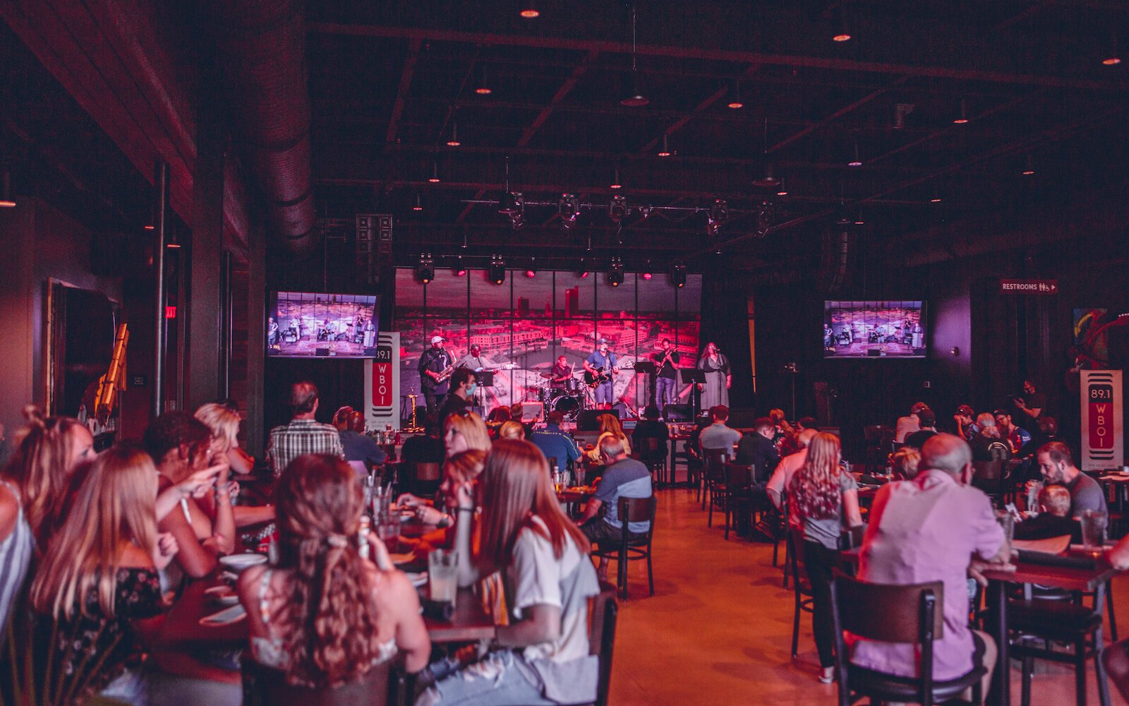 The Club Room at the Clyde hosts live music events six nights a week at Quimby Village.