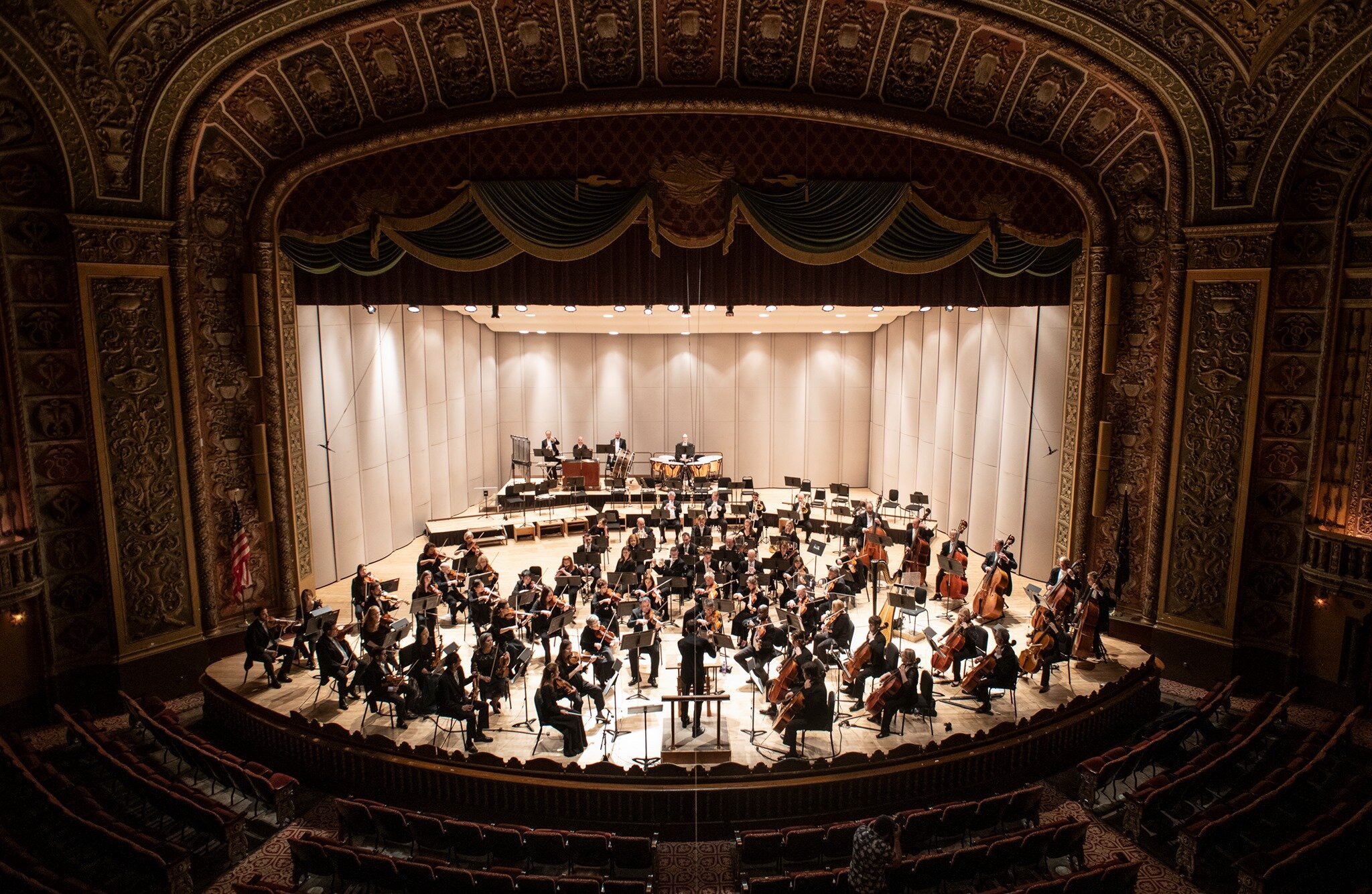 The Fort Wayne Philharmonic performs at the Embassy Theatre in downtown Fort Wayne.