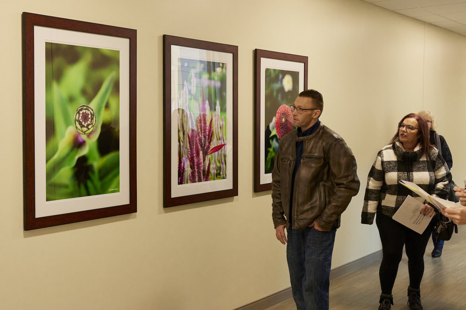 The public was invited to tour the new Parkview Kosciusko Hospital during an open house. Artwork featured throughout the facility was created by local artists.