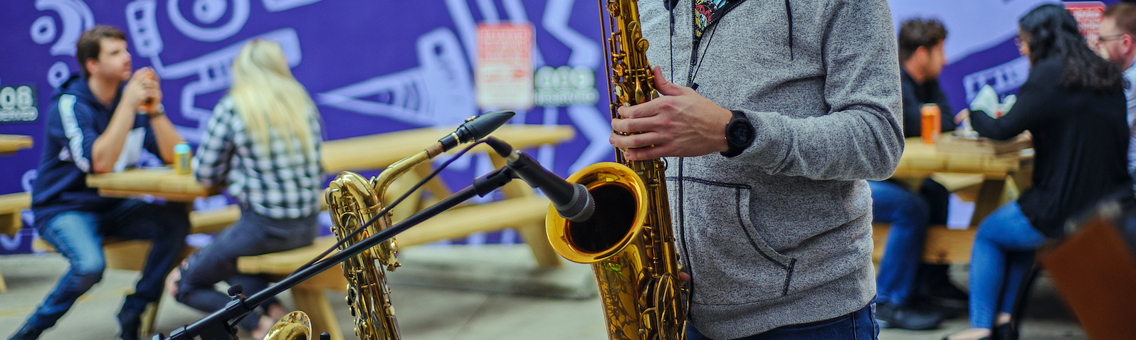 The Porch Off Calhoun is becoming a popular destination to hang out and enjoy live music, drinks, and food.