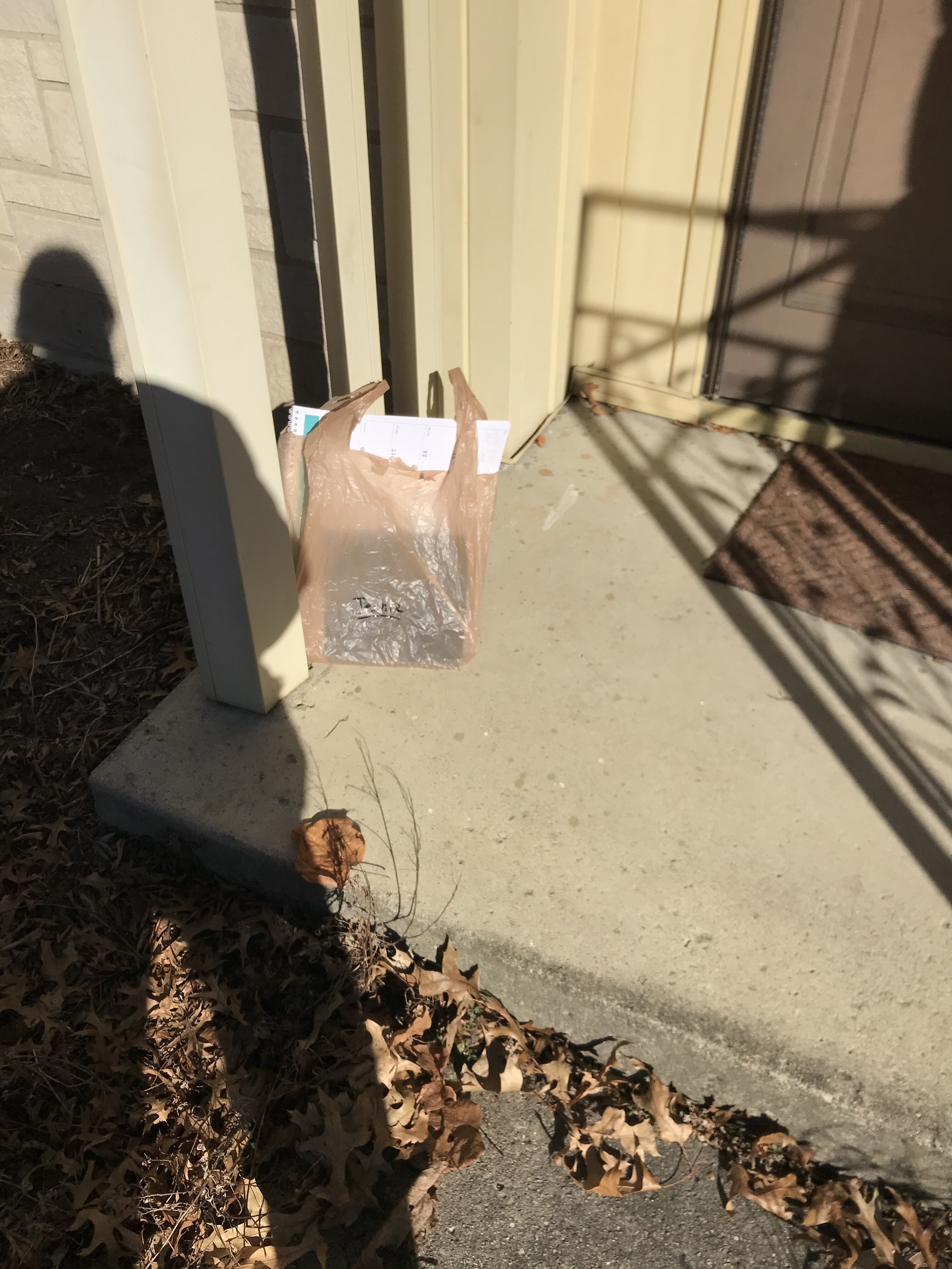 Porch pickups are common ways to exchange goods in Buy Nothing groups.